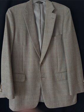 Paul Stuart Wool Silk Tweed Blazer